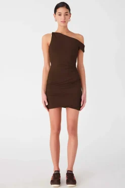 Misha - TARINE DRESS (CHOCOLATE)