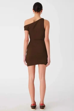 Misha - TARINE DRESS (CHOCOLATE)