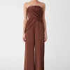 Women Misha - VALENTINA JUMPSUIT (CINNAMON)