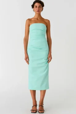 Misha CALANDRA DRESS - AQUA SPRAY