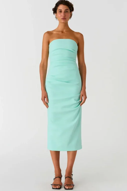 Misha CALANDRA DRESS - AQUA SPRAY