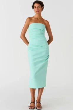 Misha CALANDRA DRESS - AQUA SPRAY