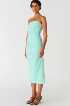 Misha CALANDRA DRESS - AQUA SPRAY
