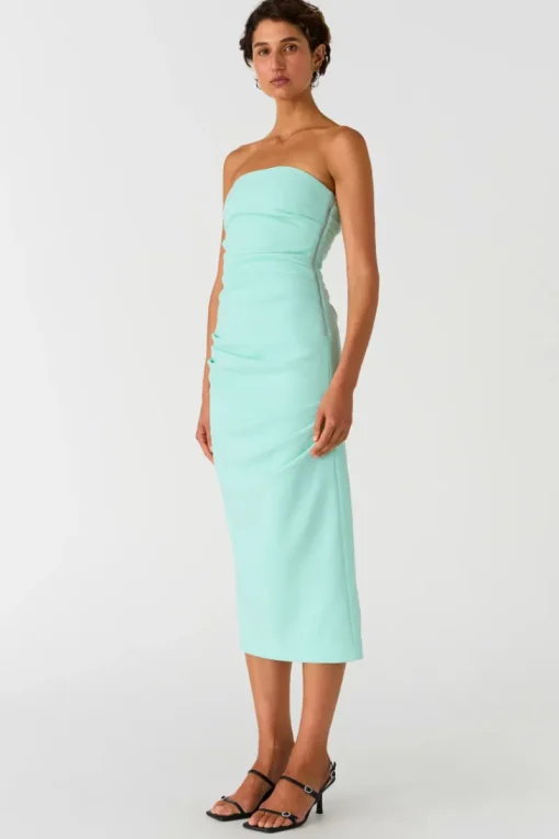 Misha CALANDRA DRESS - AQUA SPRAY