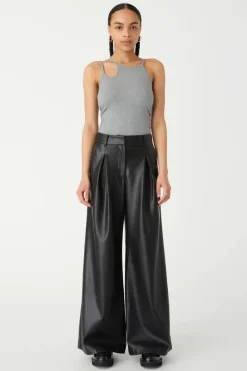 Misha Urban - AARON RIB TANK (GREY STEELE)