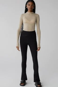 Women Misha Urban - BLAZE RIBBED PONTE PANT (Black)