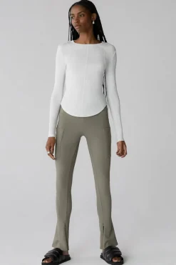 Misha Urban - BLAZE RIBBED PONTE PANT (SAGE)