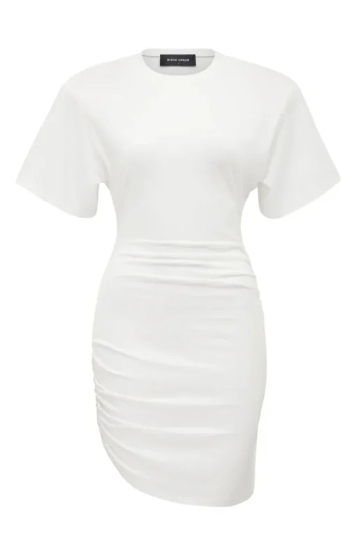 Misha Urban - BRENNA T-SHIRT MINI DRESS (Ivory)