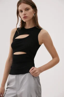 Misha Urban - BRIGHTON TANK (BLACK)
