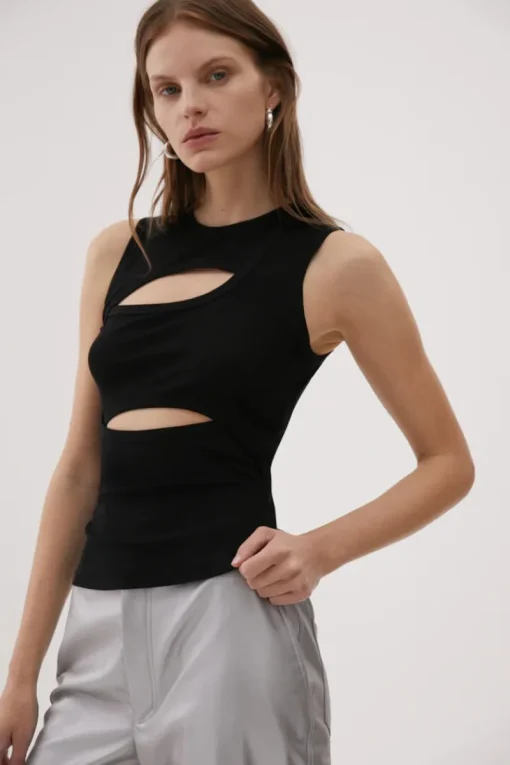 Misha Urban - BRIGHTON TANK (BLACK)