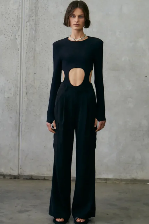 Misha Urban - EDWINA TWILL PANT (Black)