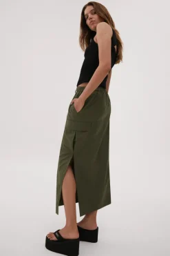 Misha Urban - JALEN MIDI SKIRT (SAGE GREEN)