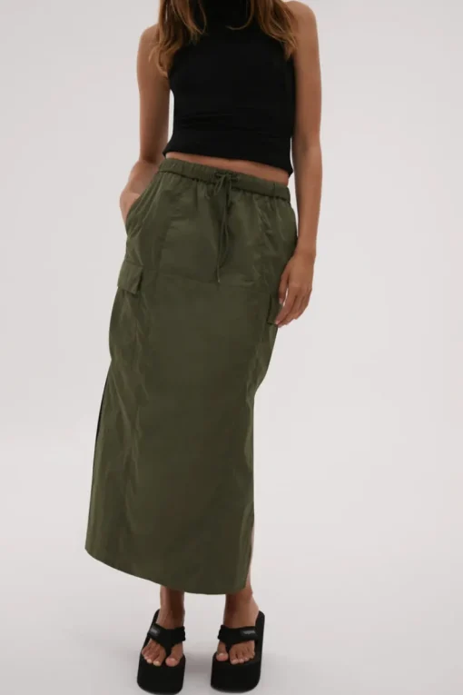 Misha Urban - JALEN MIDI SKIRT (SAGE GREEN)