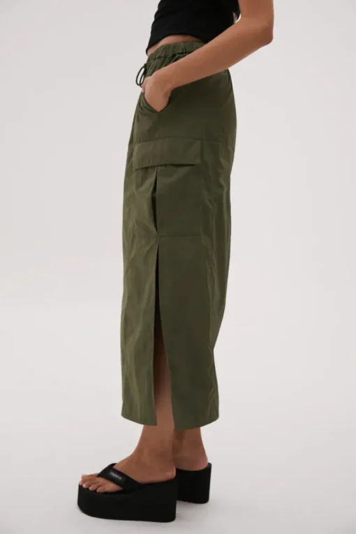 Misha Urban - JALEN MIDI SKIRT (SAGE GREEN)