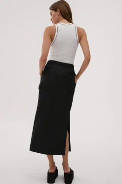 Misha Urban - JALEN MIDI SKIRT (BLACK)