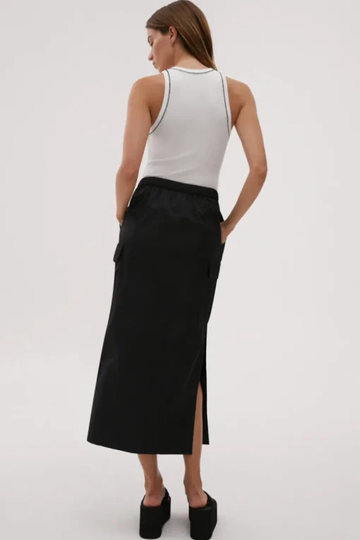 Misha Urban - JALEN MIDI SKIRT (BLACK)