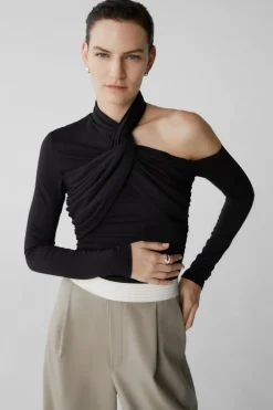 Misha Urban - LADEE JERSEY TOP (BLACK)