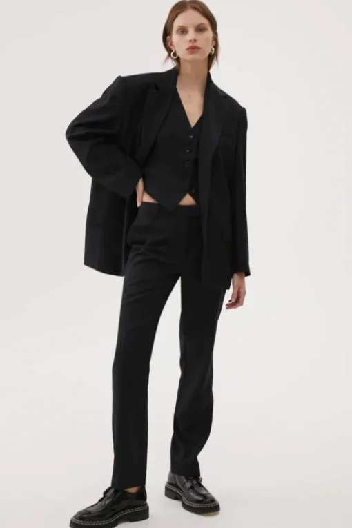 Women Misha Urban - PRESLIE PANT (NAVY PINSTRIPE)