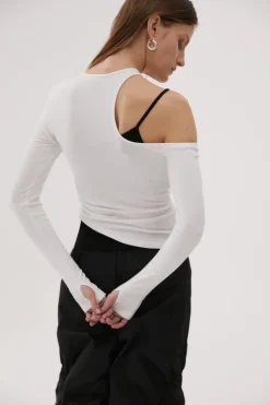 Misha Urban - TANNER TOP (IVORY & BLACK)