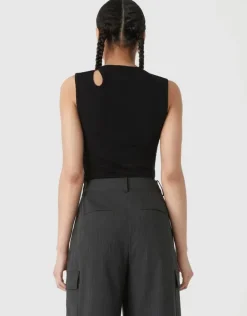 Misha Urban - ZION RIB JERSEY TANK (BLACK)