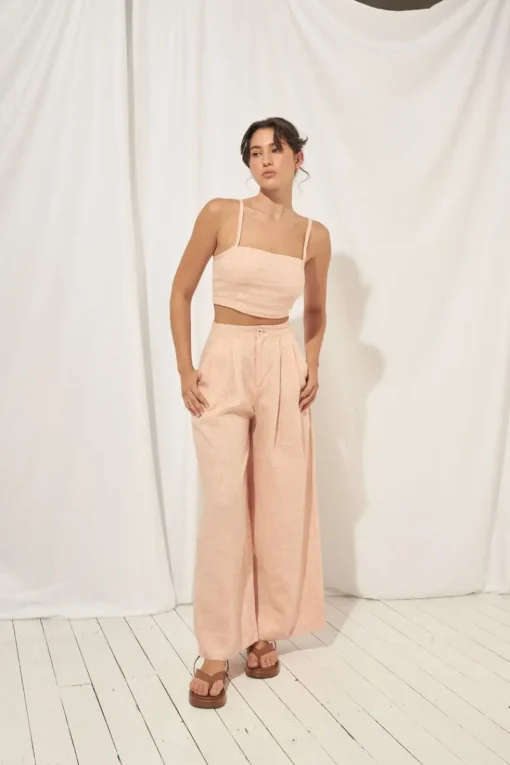 Women Mon Renn MØN RENN - Laila Crop (Sherbert)
