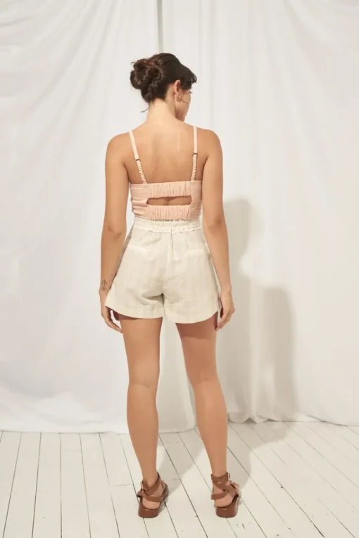 Women Mon Renn MØN RENN - Laila Crop (Sherbert)