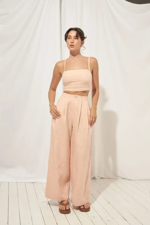 Women Mon Renn MØN RENN - Laila Crop (Sherbert)