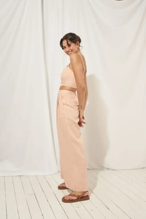 Women Mon Renn MØN RENN - Laila Crop (Sherbert)