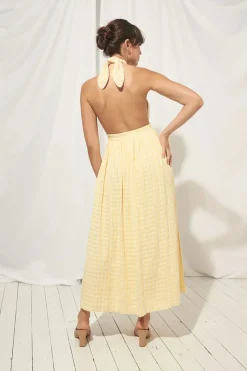 Mon Renn MØN RENN - Lucid Midi Dress (Lemoncello)