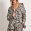 Women Mon Renn MØN RENN - MOONLIGHT SHIRT (GEO PRINT)