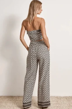 Women Mon Renn MØN RENN - MOONLIGHT STRAPLESS TOP (GEO PRINT)