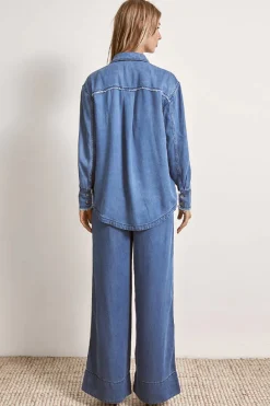 Mon Renn MØN RENN - ODYSSEY SHIRT (DENIM)