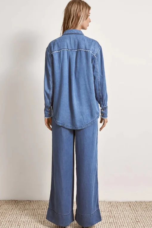 Mon Renn MØN RENN - ODYSSEY SHIRT (DENIM)