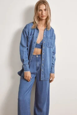 Mon Renn MØN RENN - ODYSSEY SHIRT (DENIM)