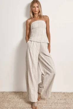 Mon Renn - ILLUSION PANT (NATURAL STRIPE)