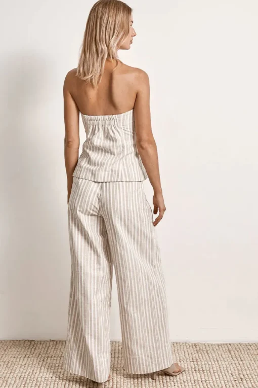 Mon Renn - ILLUSION PANT (NATURAL STRIPE)