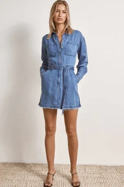 Mon Renn - ODYSSEY MINI DRESS (DENIM)