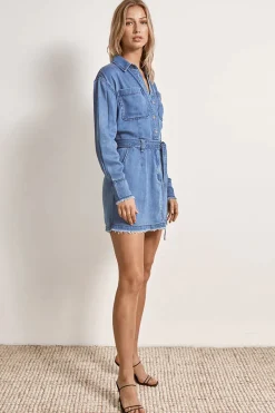 Mon Renn - ODYSSEY MINI DRESS (DENIM)