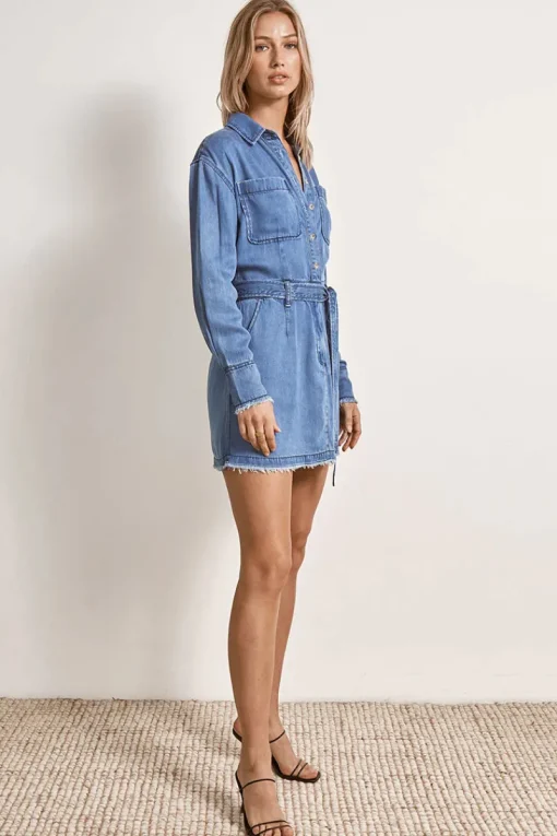 Mon Renn - ODYSSEY MINI DRESS (DENIM)
