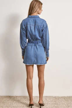 Mon Renn - ODYSSEY MINI DRESS (DENIM)