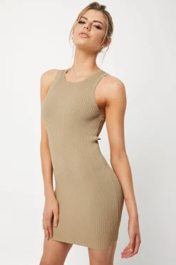 Mossman - All For You Knit Mini Dress (Metallic)