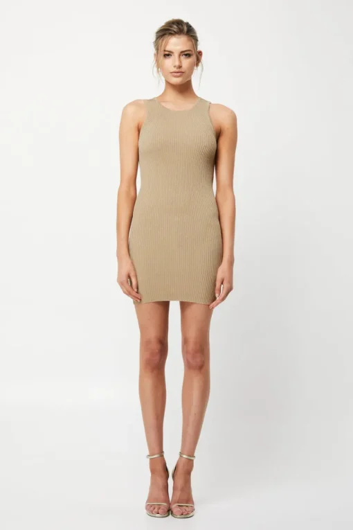 Mossman - All For You Knit Mini Dress (Metallic)