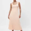 Mossman - Beyond A Dream Knit Midi Dress (Peach Marle)