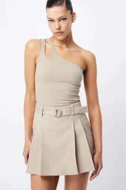 Women Mossman - FABLE MINI SKIRT (BEIGE)