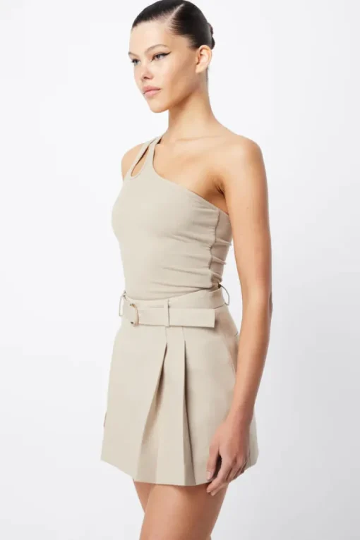 Women Mossman - FABLE MINI SKIRT (BEIGE)