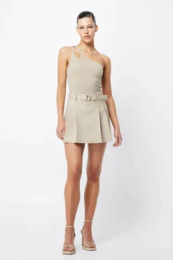 Women Mossman - FABLE MINI SKIRT (BEIGE)