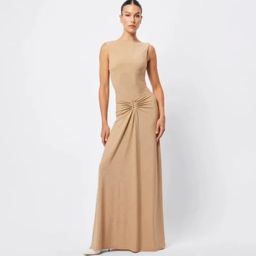 Mossman - GOLDEN HOUR MAXI DRESS (GOLD)