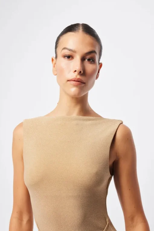 Mossman - GOLDEN HOUR MAXI DRESS (GOLD)