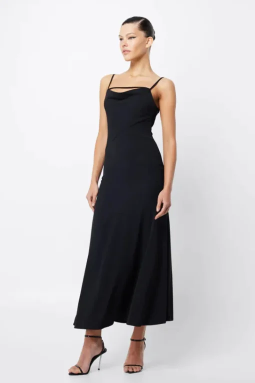 Mossman - MANIFEST MAXI DRESS (BLACK)