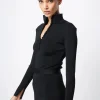 Mossman - MAYFAIR LONG SLEEVE TOP (BLACK)